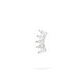 Jewelry Pear Studs | Diamond Earrings | 14K Gold - White / Single: 0.15 Cts. | Cut - earring Zengoda Shop online