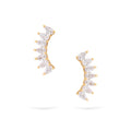 Jewelry Pear Studs | Diamond Earrings | 14K Gold - Yellow / Pair: 0.40 Cts. | Cut - earring Zengoda Shop online