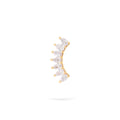 Jewelry Pear Studs | Diamond Earrings | 14K Gold - Yellow / Single: 0.20 Cts. | Cut - earring Zengoda Shop online