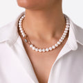 Jewelry Pearls | Diamond Necklace | 0.39 Cts. | 14K Gold - necklace Zengoda Shop online from Artisan Brands