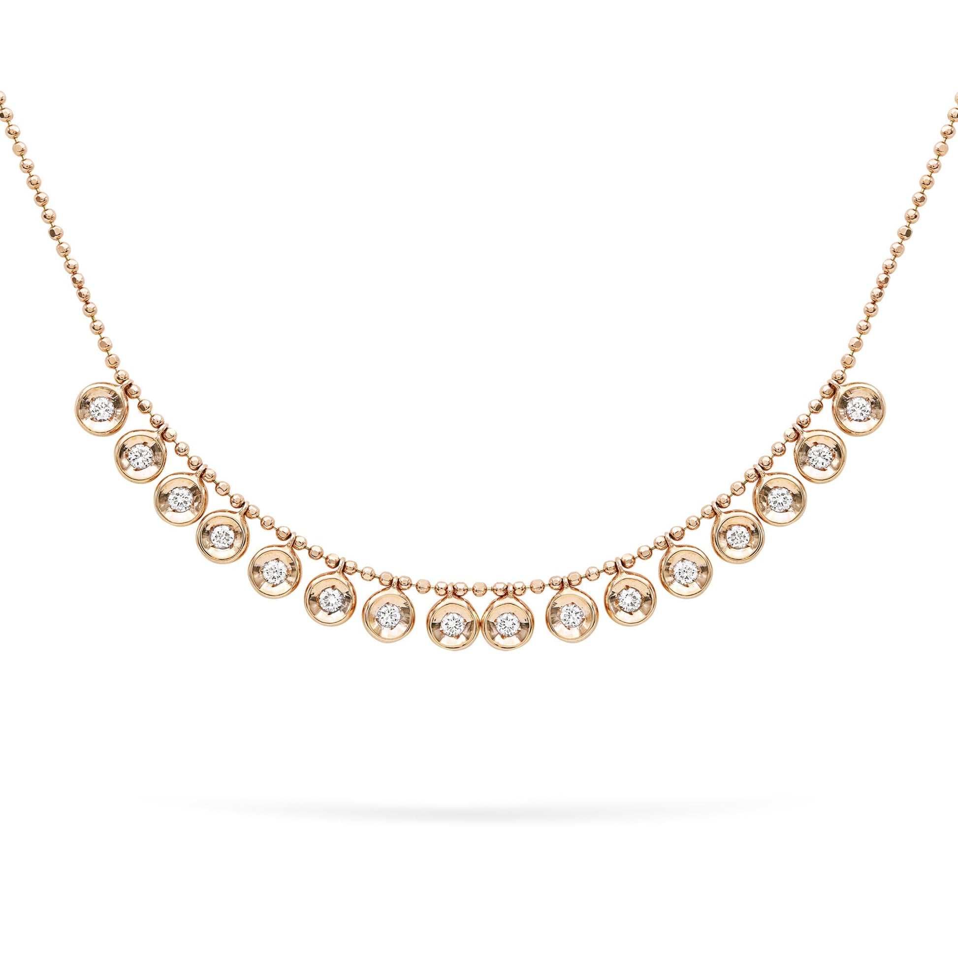 Jewelry Serenity | Diamond Necklace | 0.41 Cts. | 14K Gold - Yellow / 43 Cm / necklace Zengoda Shop online from