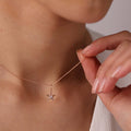 Jewelry Shellies | Diamond Pendant | 0.03 Cts. | 14K Gold - necklace Zengoda Shop online from Artisan Brands