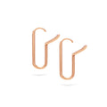 Jewelry Solid Hoops | Large Gold Earrings | 14K - Rose / Pair - Diamond earring Zengoda Shop online from Artisan