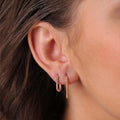 Jewelry Twist Hoops | Large Gold Earrings | 14K - Diamond earrings Zengoda Shop online from Artisan Brands