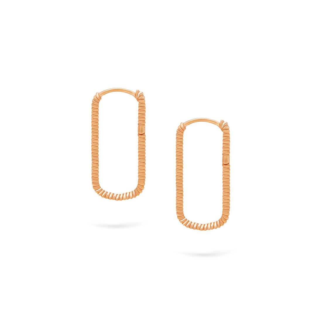 Jewelry Twist Hoops | Medium Gold Earrings | 14K - Diamond earrings Zengoda Shop online from Artisan Brands