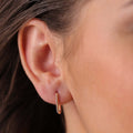 Jewelry Twist Hoops | Small Gold Earrings | 14K - Diamond earrings Zengoda Shop online from Artisan Brands