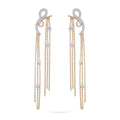 Jewelry Unalome | Diamond Earrings | 14K Gold - Yellow / Pair: 0.56 Cts. | Round Cut - earrings Zengoda Shop