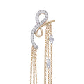 Jewelry Unalome | Diamond Earrings | 14K Gold - earrings Zengoda Shop online from Artisan Brands