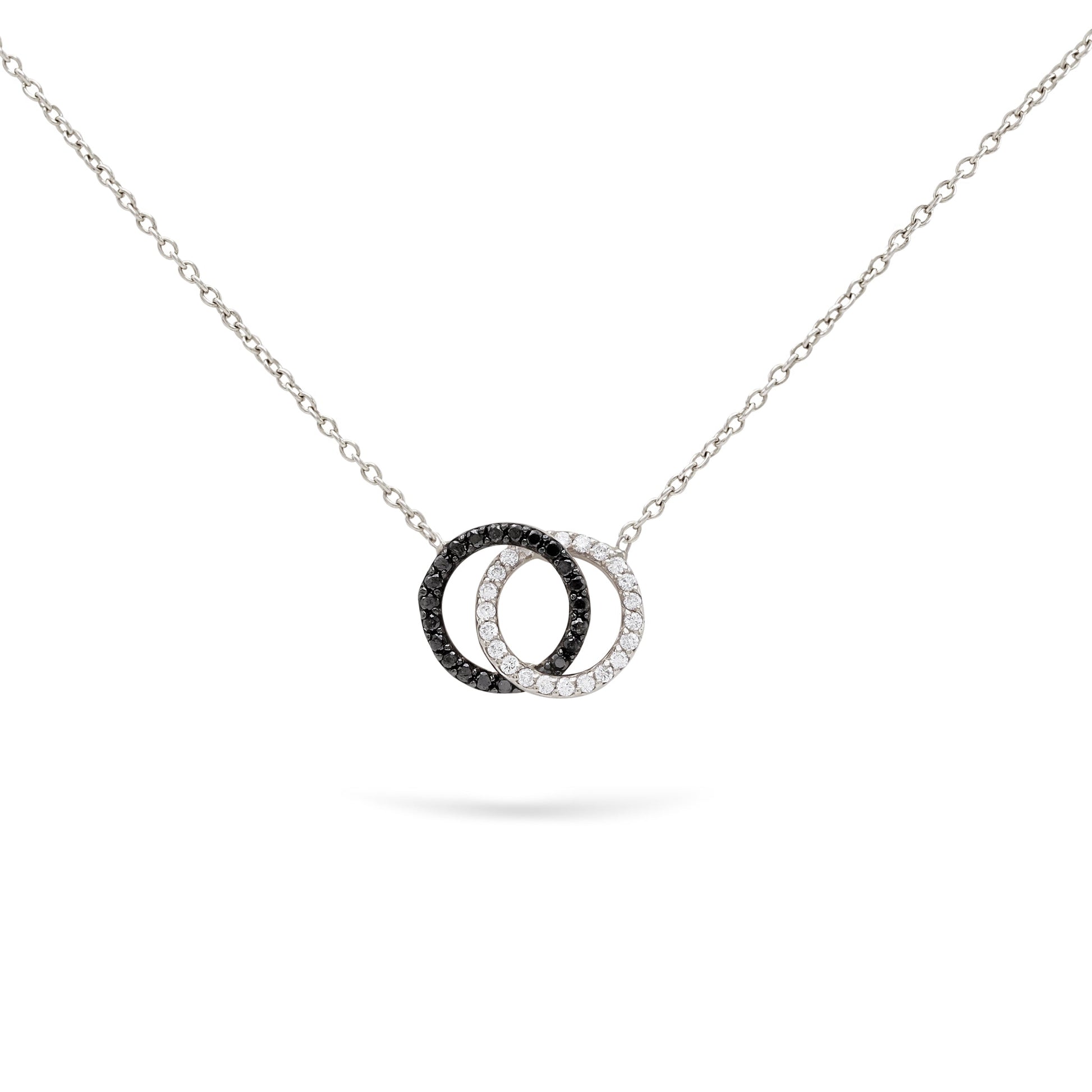 Jewelry Unity | Diamond Pendant | 0.29 Cts. | 18K Gold - White / 40 - 42 Cm / Diamonds - necklace Zengoda Shop
