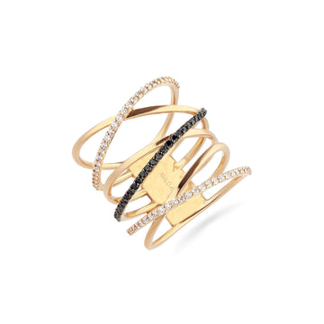 Jewelry Vertigo | Diamond Ring | 0.76 Cts. | 18K Gold - ring Zengoda Shop online from Artisan Brands