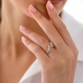 Jewelry Wishbone | Diamond Ring | 0.38 Cts. | 14K Gold - ring Zengoda Shop online from Artisan Brands