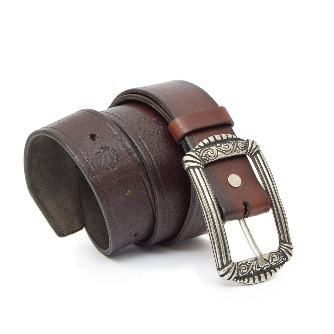 Lykia Dark Brown Leather Belt - Belts Zengoda Shop online from Artisan Brands