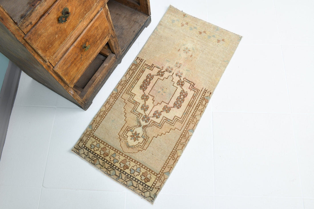 1’ x 3’ Turkish Vintage Doormat - 19140 - Rug Zengoda Shop online from Artisan Brands