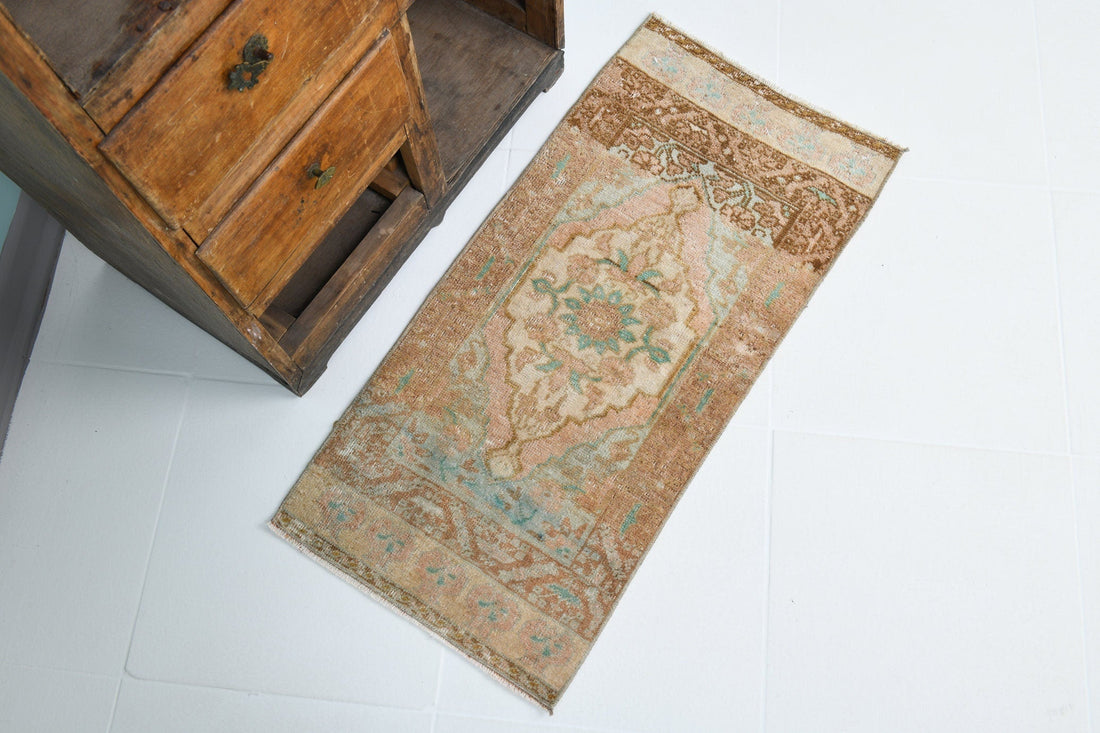 1’ x 3’ Turkish Vintage Doormat - 19149 - Rug Zengoda Shop online from Artisan Brands