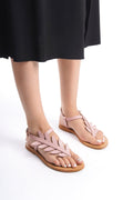 T-Strap Sandal for Women Light Pink