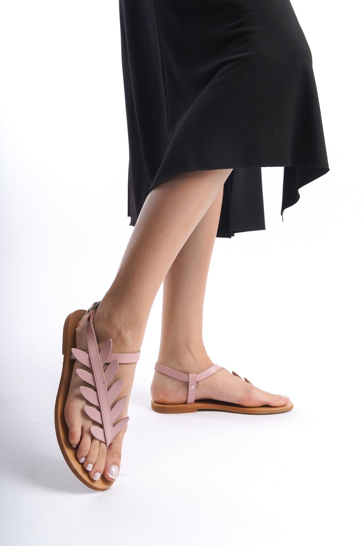 T-Strap Sandal for Women Light Pink