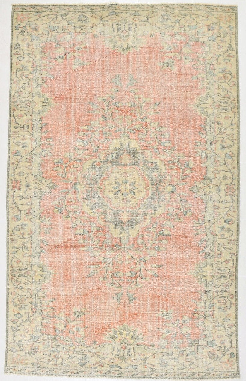 Turkish Vintage Rug 5’4’’ x 8’9’’ ft