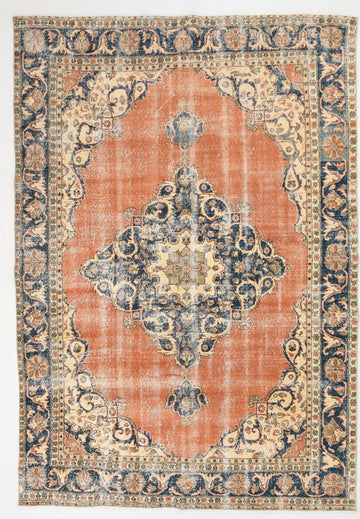 Turkish Vintage Rug 6’3’’ x 9’0’’ ft