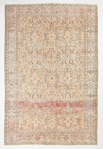 Turkish Vintage Rug 6’8’’ x 10’2’’ ft