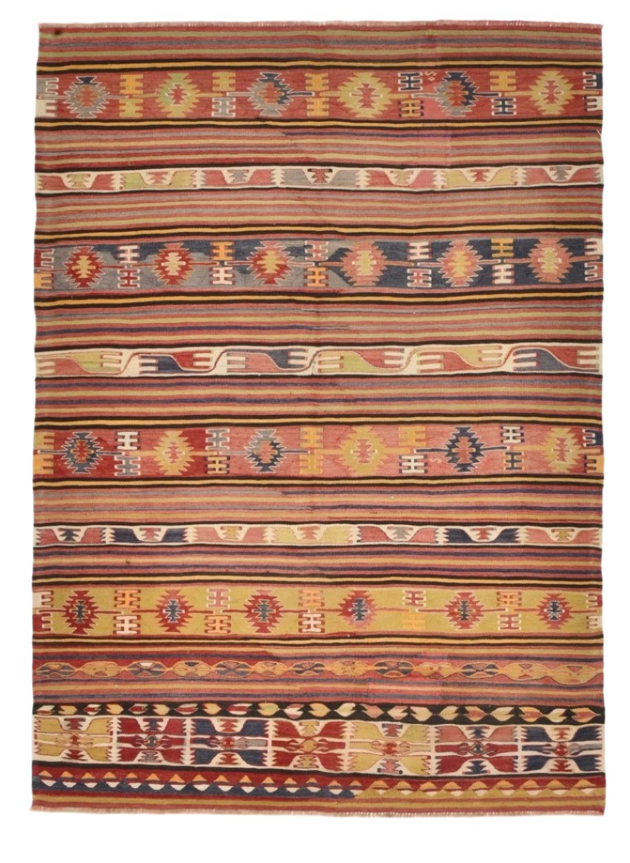 Vintage Kilim Anatolian 3’10’’ x 5’3’’ ft