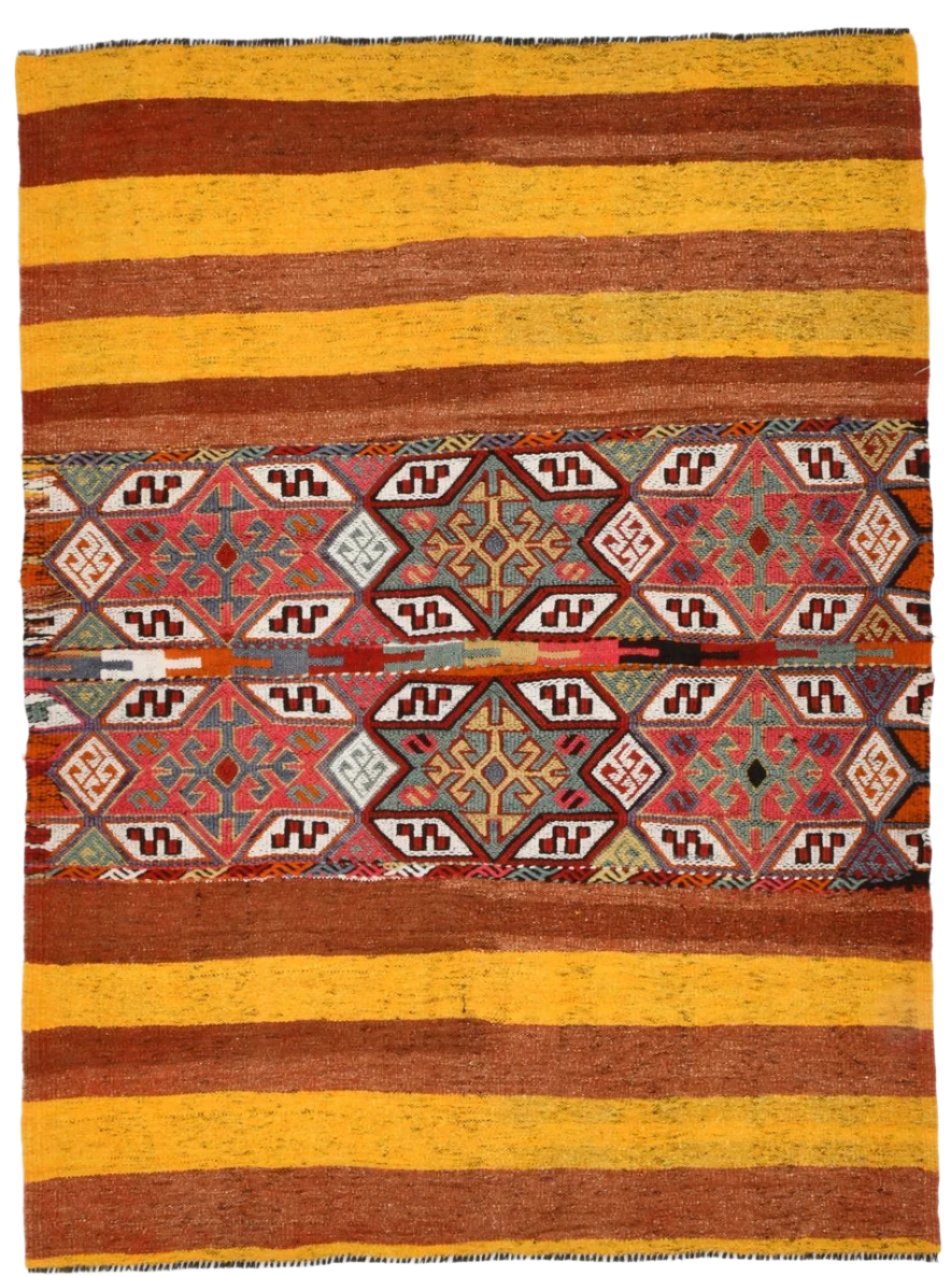 Vintage Kilim Anatolian 4’3’’ x 5’8’’ ft