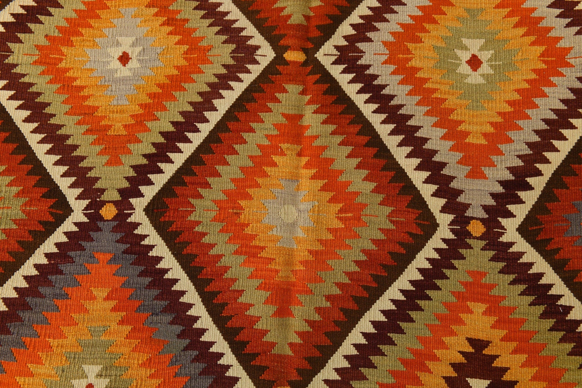 Vintage Kilim Anatolian 4'6" x 9'2" ft