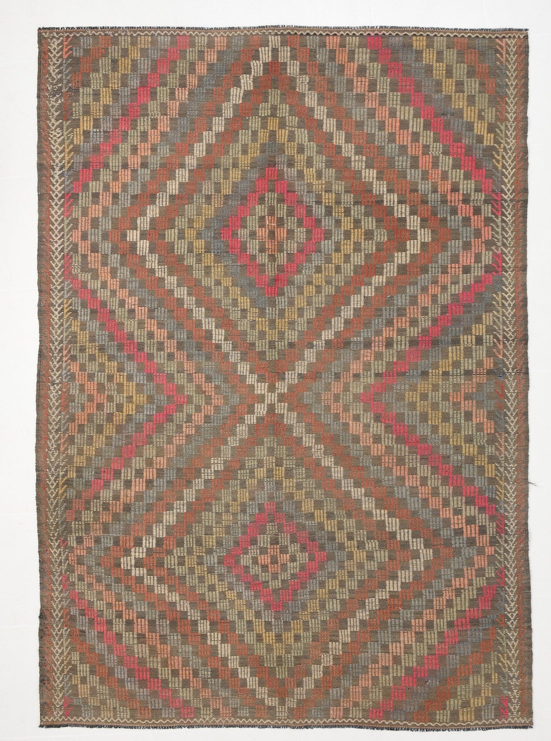 Vintage Kilim Anatolian 5’10’’ x 8’3’’ ft