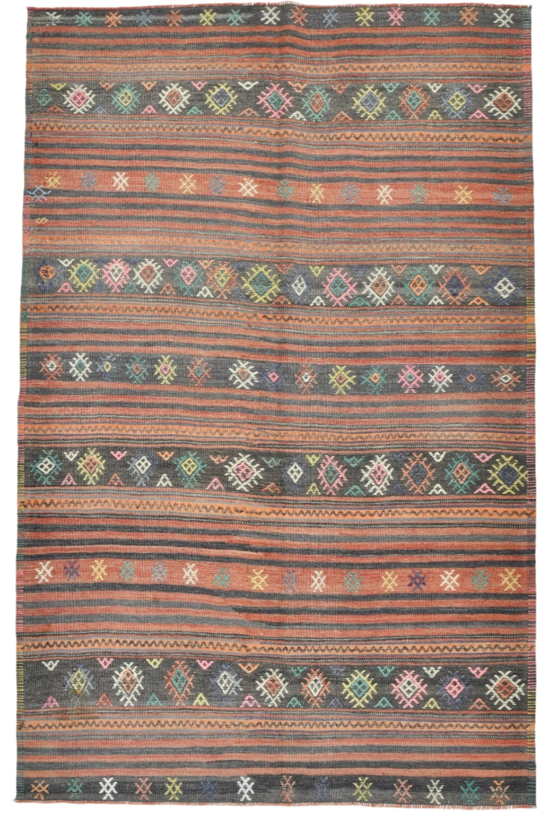 Vintage Kilim Anatolian 5’4’’ x 8’2’’ ft