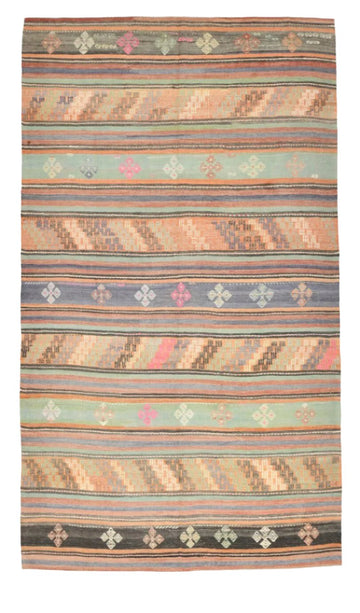 Vintage Kilim Anatolian 5'9" x 10'1" ft