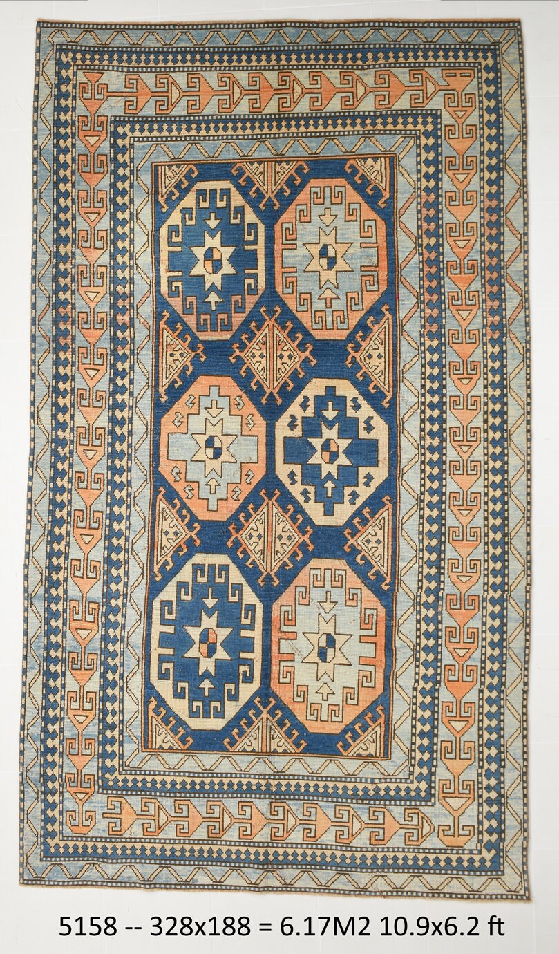 Vintage Rug Kars 6’2’’ x 10’9’’ ft