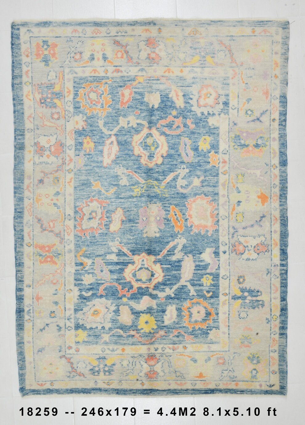 Vintage Rug Oushak 5’10’’ x 8’1’’ ft